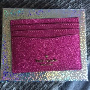 New never used Kate spade small slim card holder